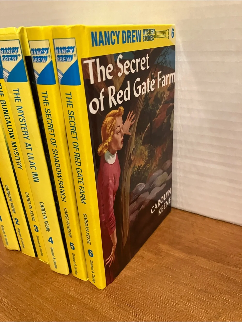Nancy Drew Yellow Hardcover Mystery Collection - Set of 7